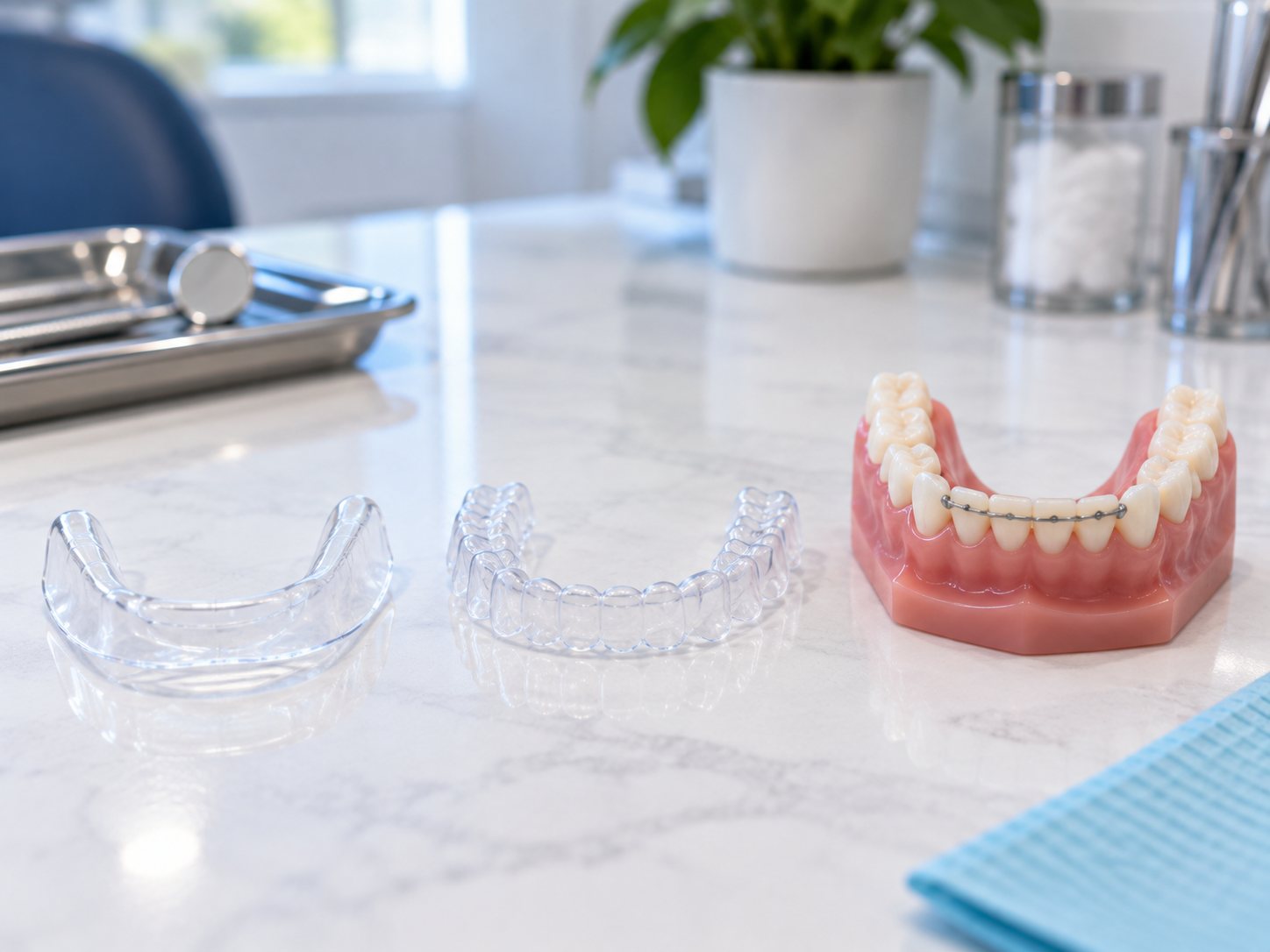 Clear retainers, clear aligners, and fixed retainers compared after orthodontic treatment